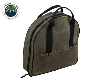Overland Vehicle Systems Jumper Cable Bag #16 Waxed Canvas
