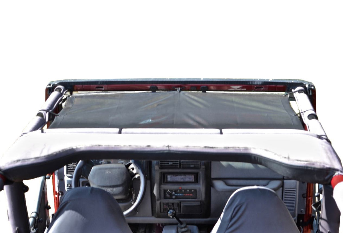 Steinjäger Tops and Covers Wrangler TJ 1997-2006 Fabric Teddy Black Front Seats Only