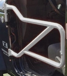 Steinjäger Doors Wrangler JK 2007-2018 Trail, Tubular Style Front Doors Cloud White