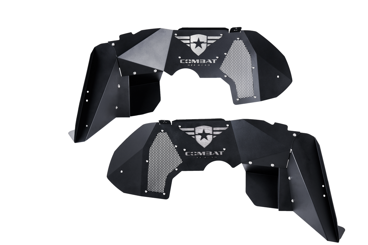 Jeep JL/JLU Battle Ready Aluminum Inner Fender Kit - Front