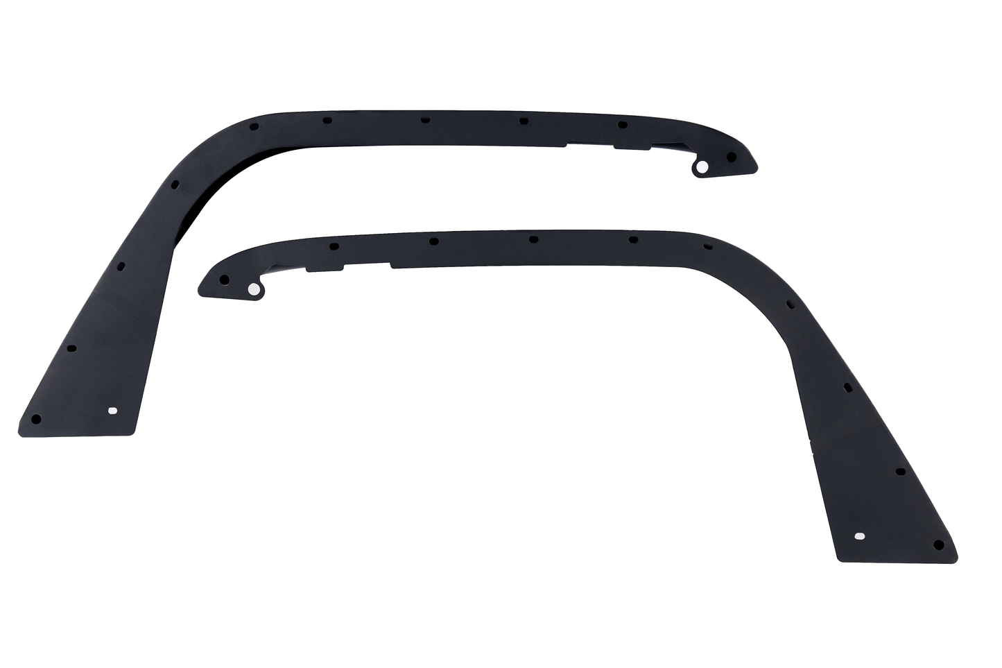 Jeep JL/JLU Full Assault Black Aluminum Fender Kit - Front
