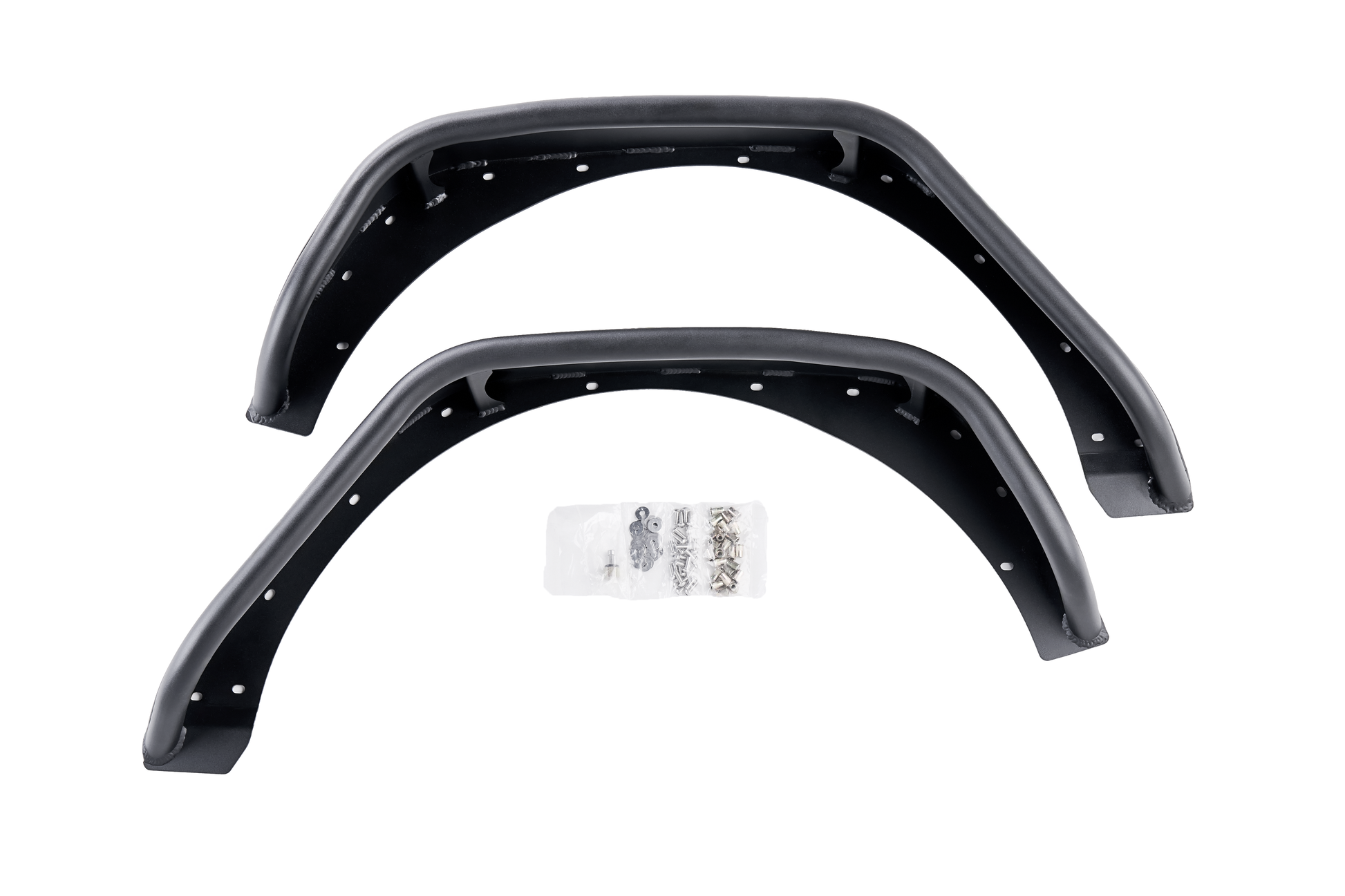 Jeep JL/JLU Full Assault Black Aluminum Fender Kit - Rear