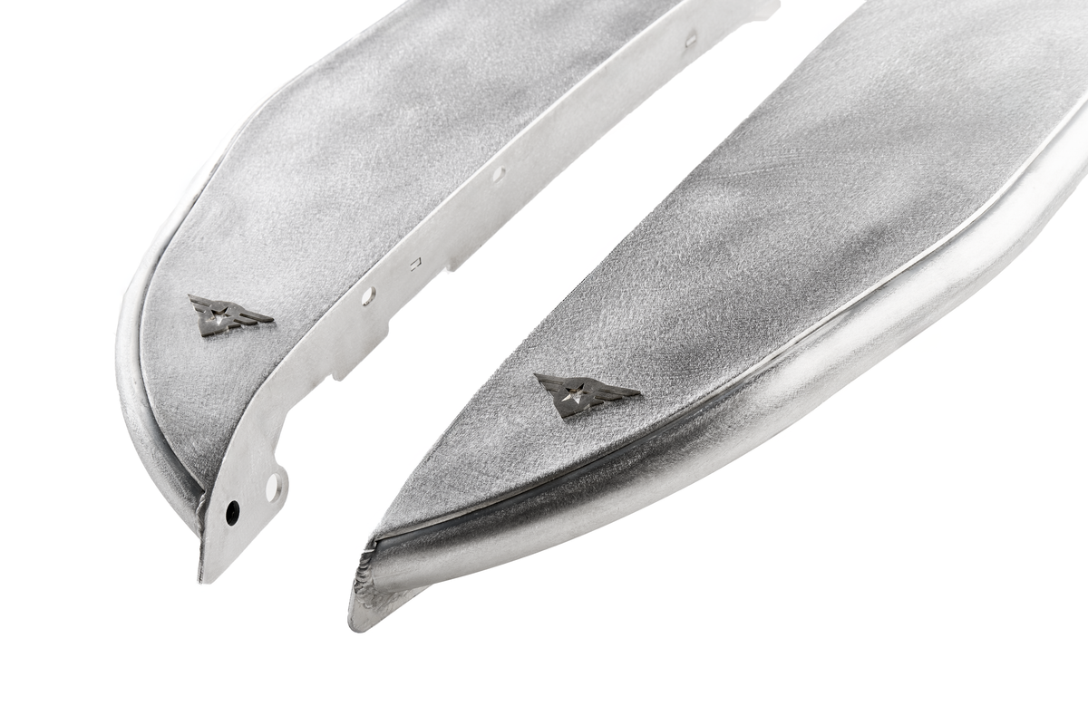 Jeep JL/JLU Full Assault Raw Aluminum Fender Kit - Front