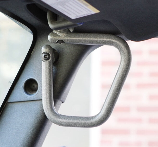 Steinjäger Interior Accessories Wrangler JK 2007-2018 Grab Handles Front Gray Hammertone