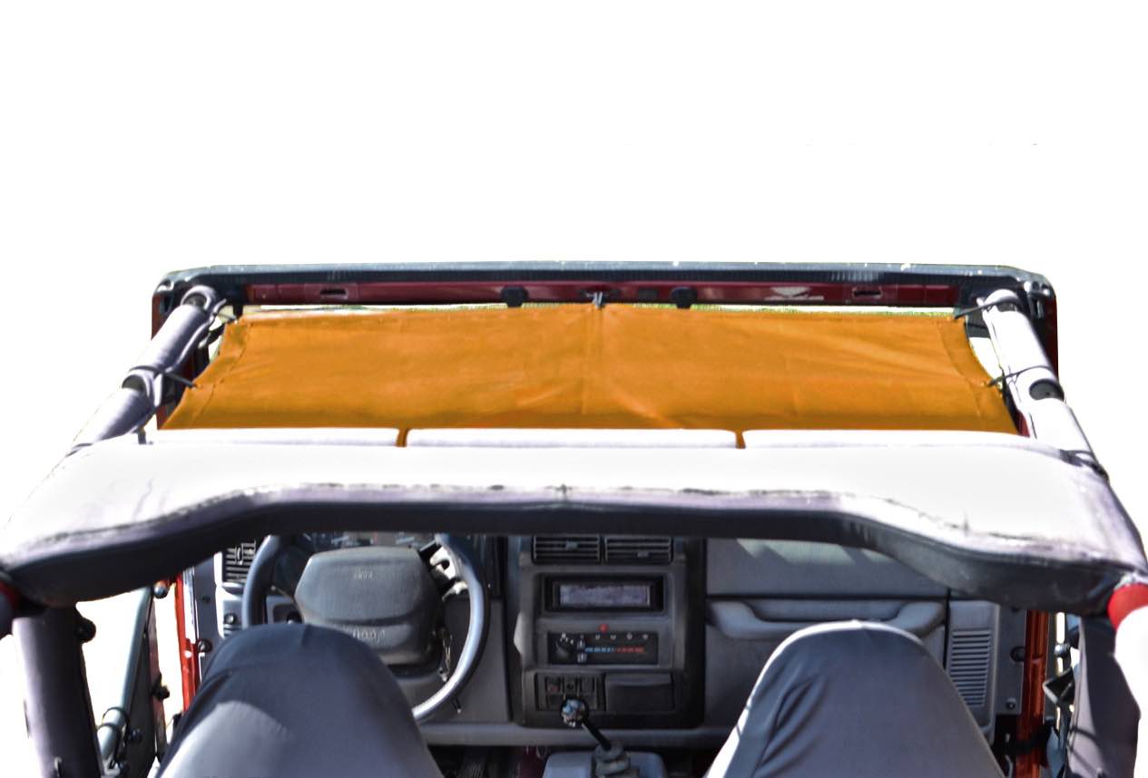 Steinjäger Tops and Covers Wrangler TJ 1997-2006 Fabric Teddy Orange Front Seats Only