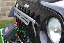 Steinjäger Exterior Accessories Wrangler JK 2007-2018 Light Mounts Grill Brackets Gray Hammertone