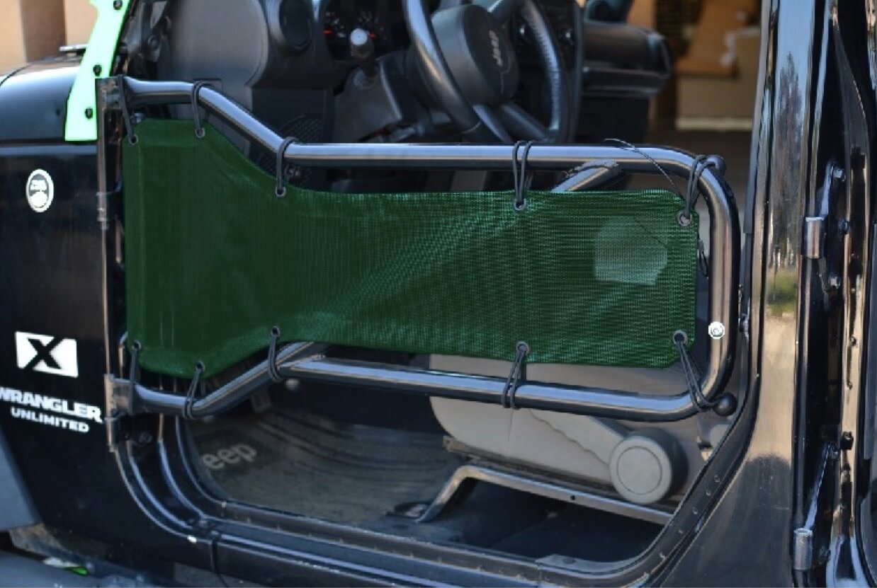 Steinjäger Doors Wrangler JK 2007-2018 Inserts Front Doors Only Dark Green