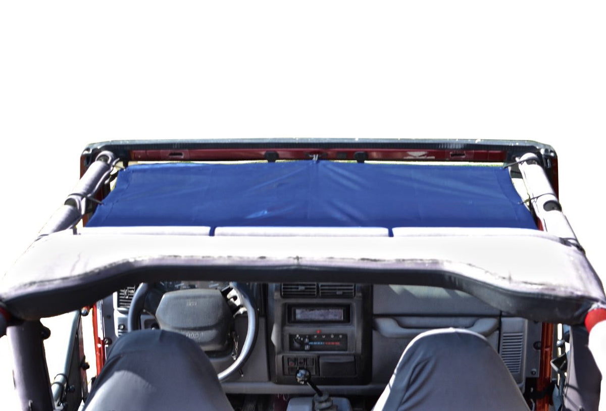 Steinjäger Tops and Covers Wrangler TJ 1997-2006 Fabric Teddy Blue Front Seats Only