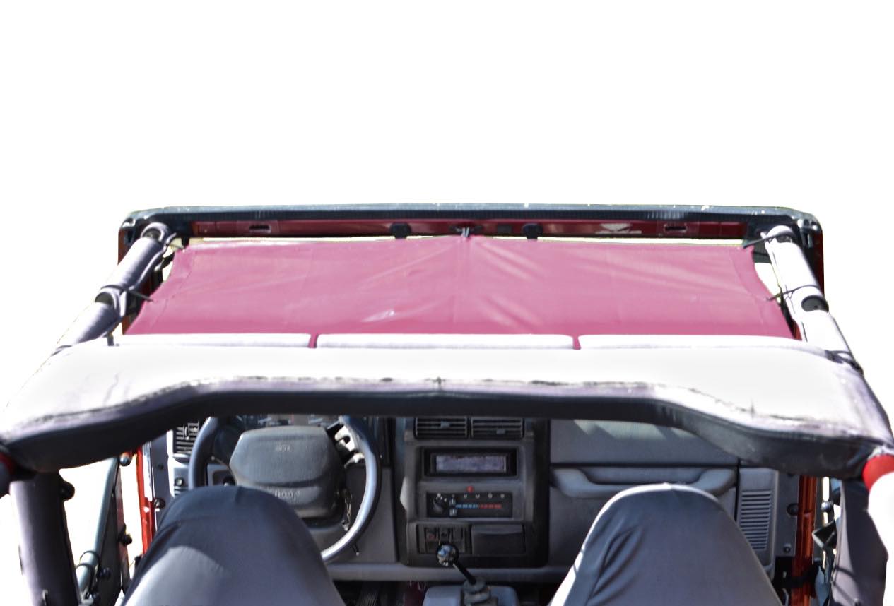 Steinjäger Tops and Covers Wrangler TJ 1997-2006 Fabric Teddy Mauve Front Seats Only