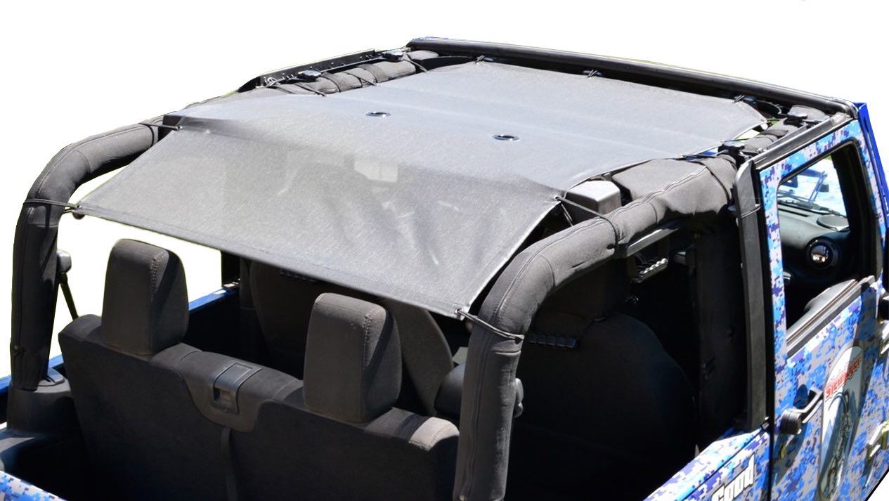Steinjäger Tops and Covers Wrangler JK 2010-2018 Fabric Teddy 2 Door Gray