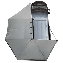 Overland Vehicle Systems HD Nomadic 270 - Awning W/Extended Poles High Roof, , Grey Body, Green Trim & Black Travel Cover