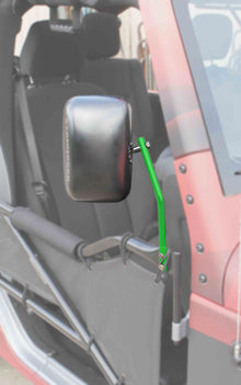 Steinjäger Doors Wrangler JK 2007-2018 Mirror Legs to Fit Tube Doors Neon Green