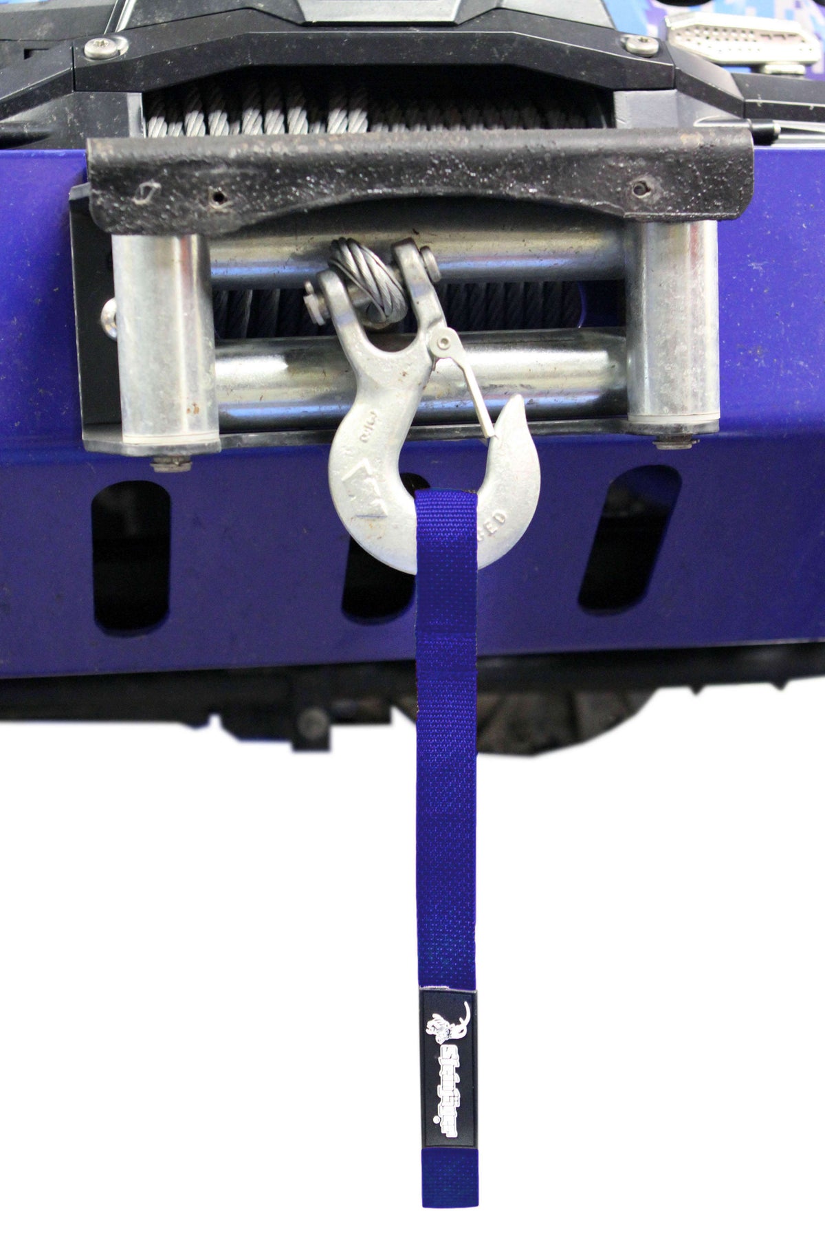 Steinjäger Recovery and Towing Wrangler TJ 1997-2006 Winch Hook Strap Blue