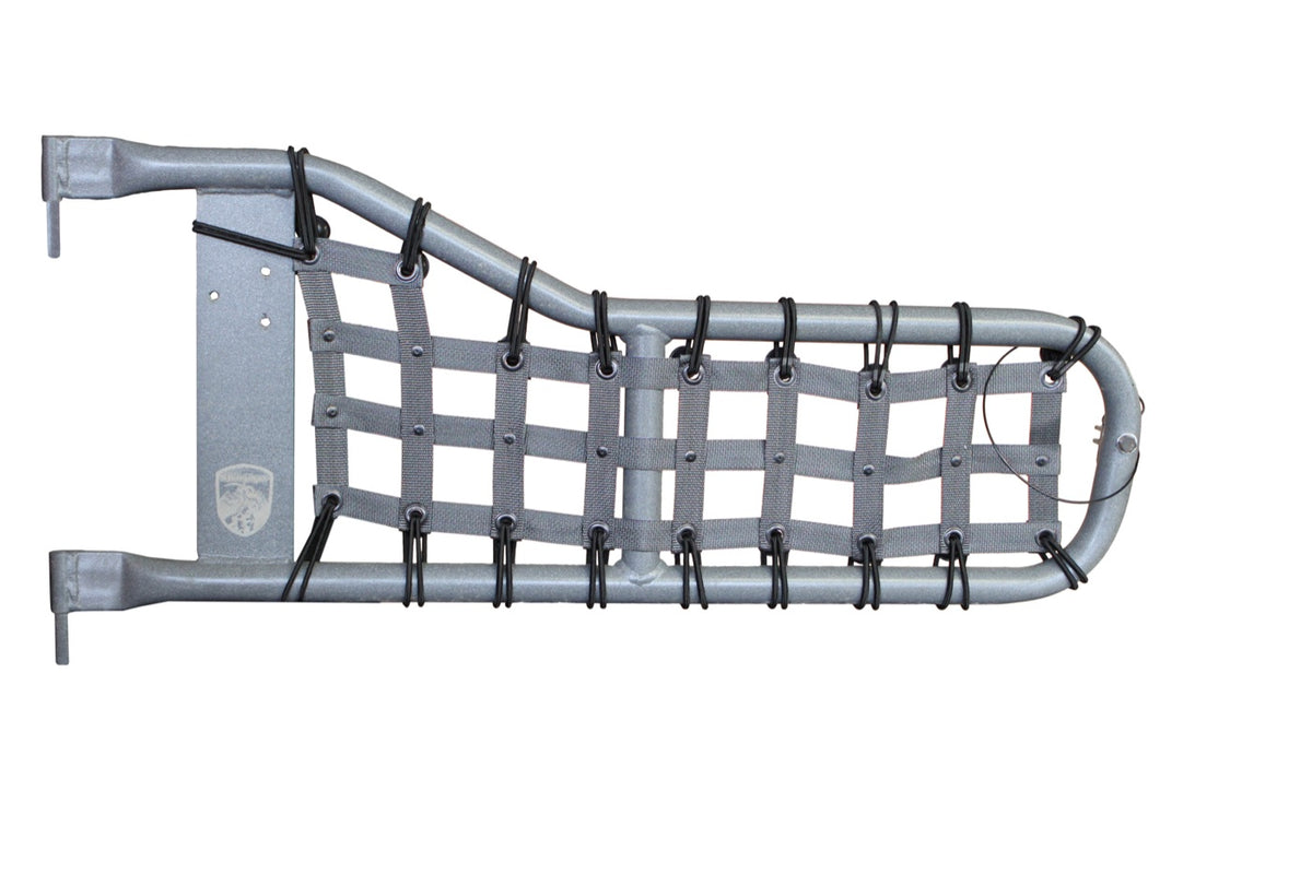 TJ Tube-Door Cargo-Net Cover Pair - Gray