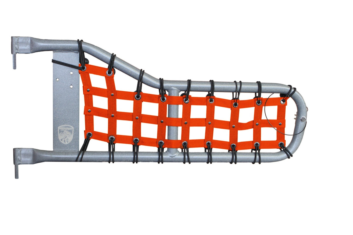 TJ Tube-Door Cargo-Net Cover Pair - Orange