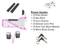 Steinjäger Doors Wrangler JK 2007-2018 Trail, Tubular Style Kit, Front Doors Pinky Doors - White Covers