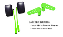 Steinjäger Exterior Accessories Gladiator JT 2019-2025 Mirror and Foot Peg Kit Neon Green