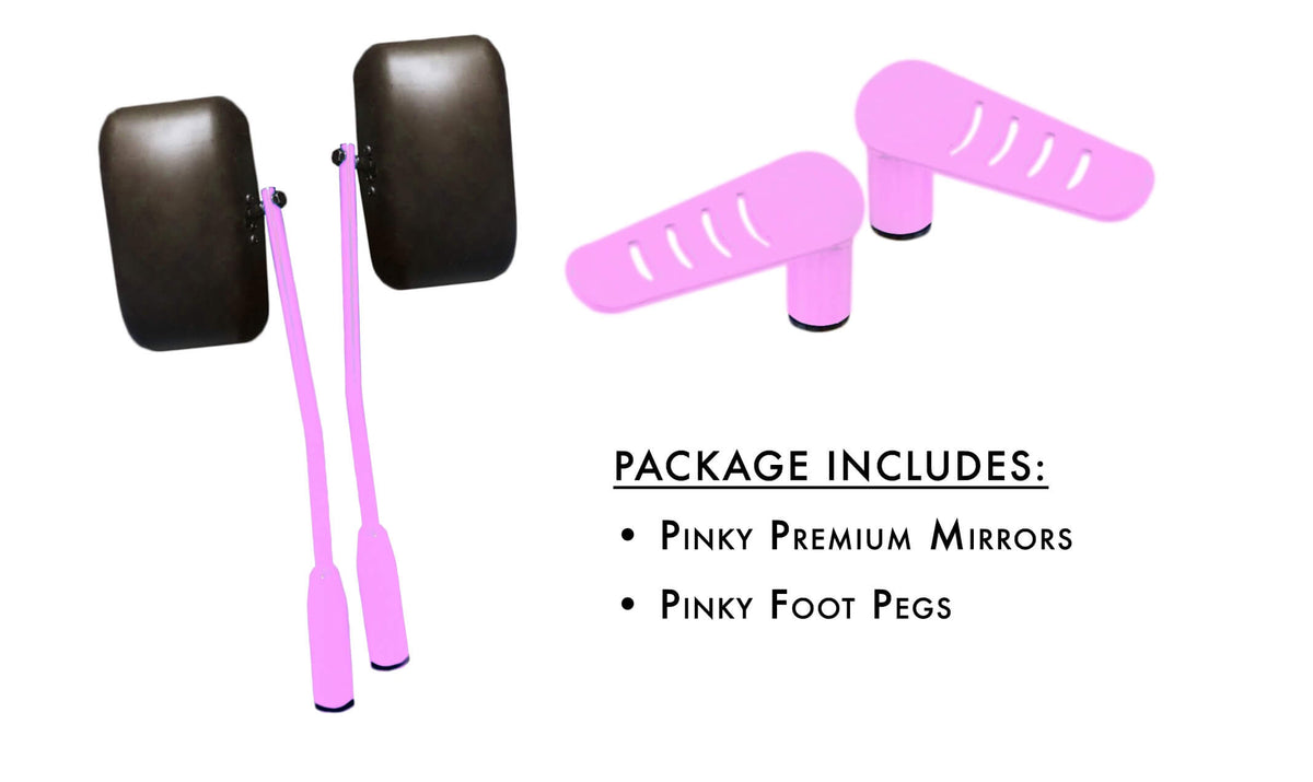 Steinjäger Exterior Accessories Gladiator JT 2019-2025 Mirror and Foot Peg Kit Pinky