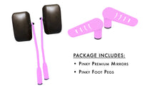 Steinjäger Exterior Accessories Gladiator JT 2019-2025 Mirror and Foot Peg Kit Pinky