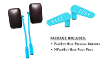 Steinjäger Exterior Accessories Wrangler JK 2007-2018 Mirror and Foot Peg Kit Playboy Blue