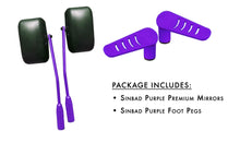 Steinjäger Exterior Accessories Wrangler JK 2007-2018 Mirror and Foot Peg Kit Sinbad Purple