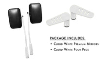 Steinjäger Exterior Accessories Wrangler JK 2007-2018 Mirror and Foot Peg Kit Cloud White