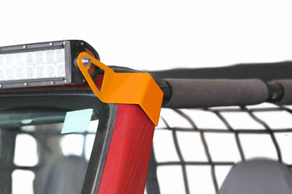 Steinjäger Exterior Accessories Wrangler TJ 1997-2006 Light Mounts A-Pillar Fluorescent Orange