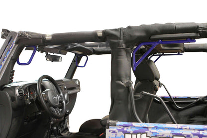 Steinjäger Interior Accessories Wrangler JK 2007-2018 Grab Handles Front and Rear for 2 Door JK Southwest Blue