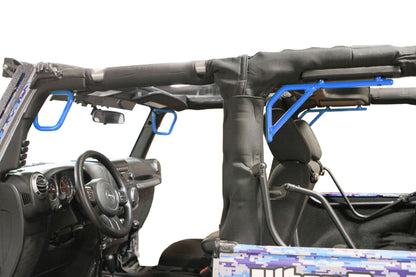 Steinjäger Interior Accessories Wrangler JK 2007-2018 Grab Handles Front and Rear for 2 Door JK Playboy Blue