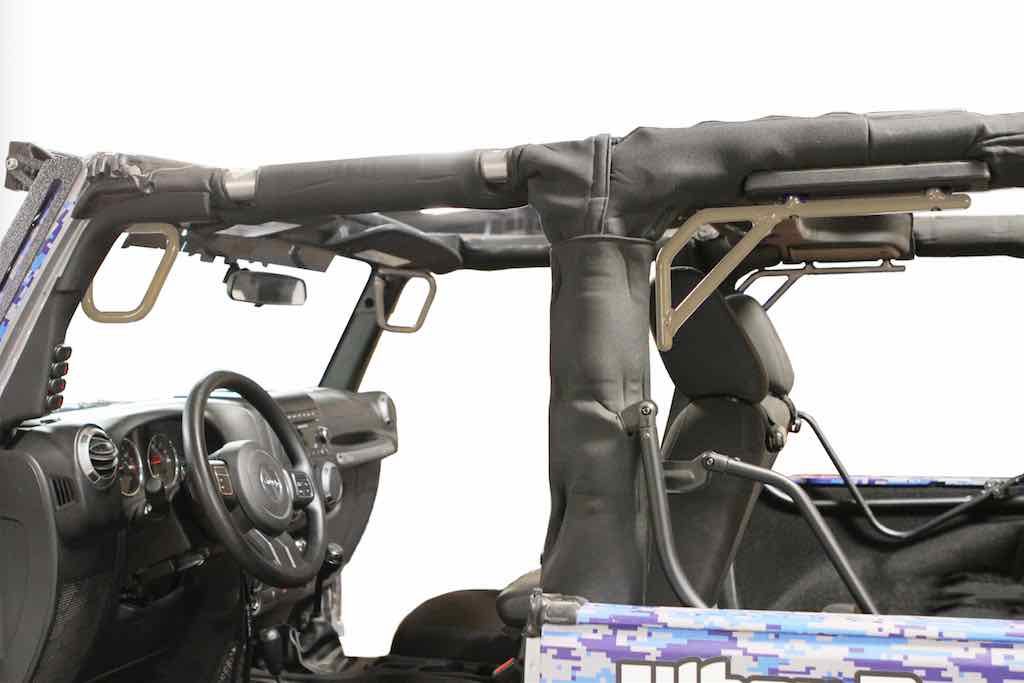 Steinjäger Interior Accessories Wrangler JK 2007-2018 Grab Handles Front and Rear for 2 Door JK Military Beige
