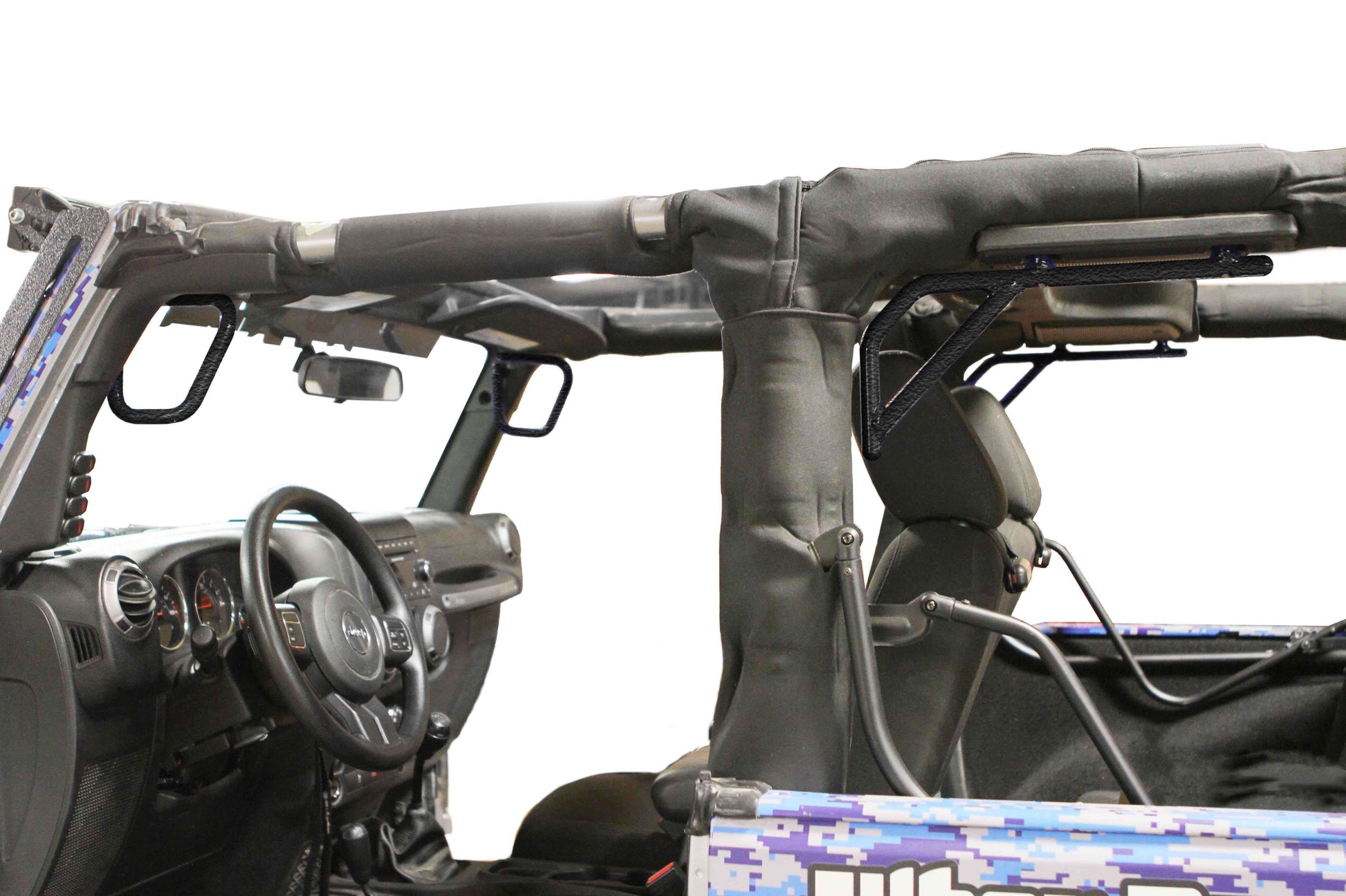 Steinjäger Interior Accessories Wrangler JK 2007-2018 Grab Handles Front and Rear for 2 Door JK Texturized Black