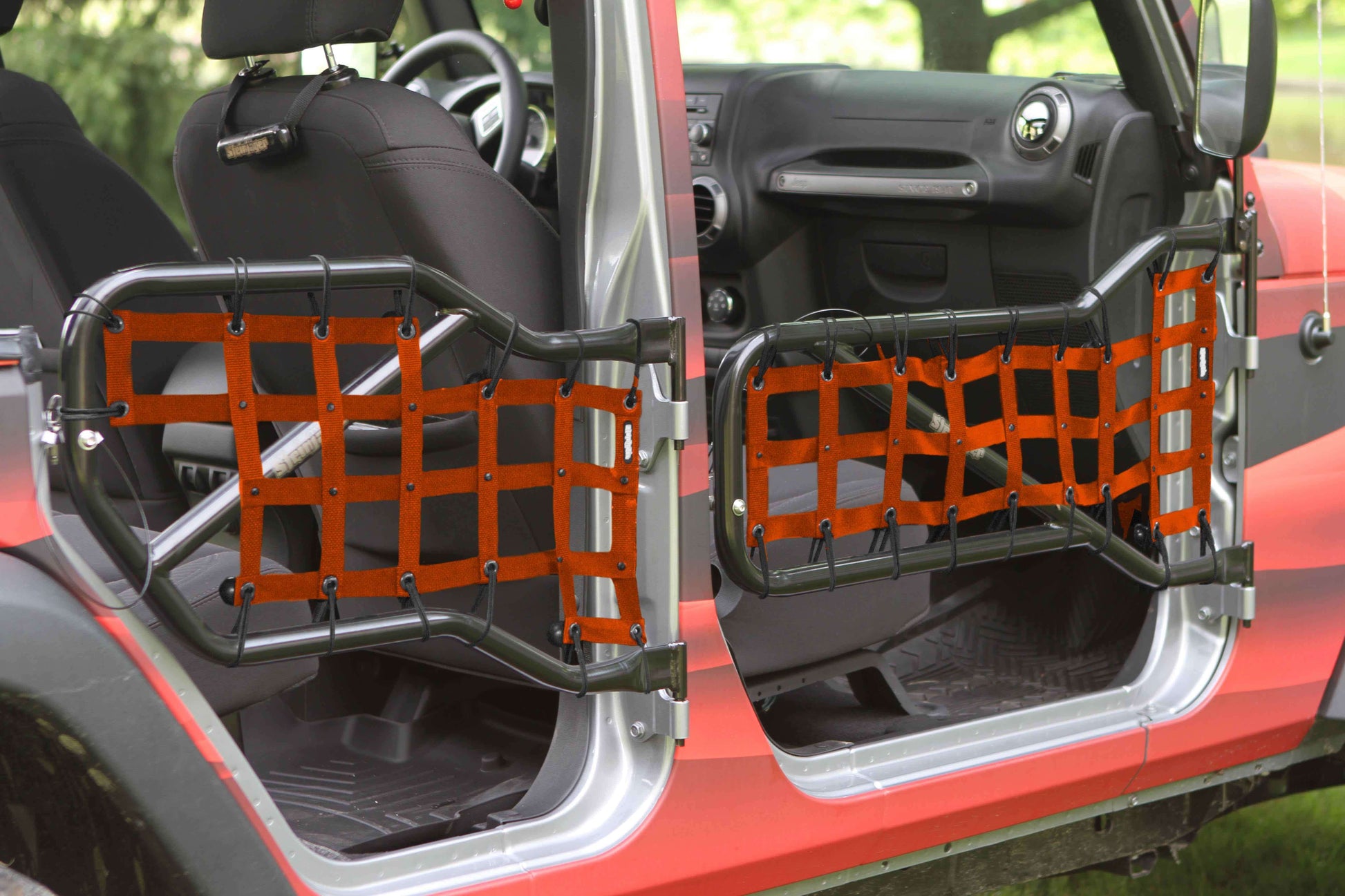 Steinjäger Doors Wrangler JK 2007-2018 Inserts Front and Rear Doors Orange