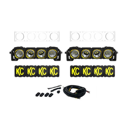 KC Hilites Dual FLEX ERA® Light Bar Master Kit - Bumper Mount - 2019+ Mercedes Sprinter Vans