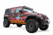 Steinjäger Armor Wrangler JK 2007-2018 Rock Sliders 4 Door Fluorescent Orange