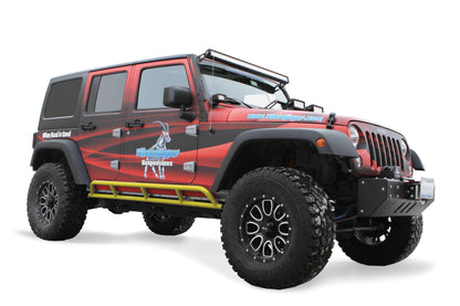 Steinjäger Armor Wrangler JK 2007-2018 Rock Sliders 4 Door Lemon Peel