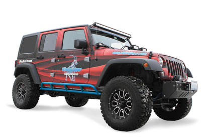 Steinjäger Armor Wrangler JK 2007-2018 Rock Sliders 4 Door Playboy Blue