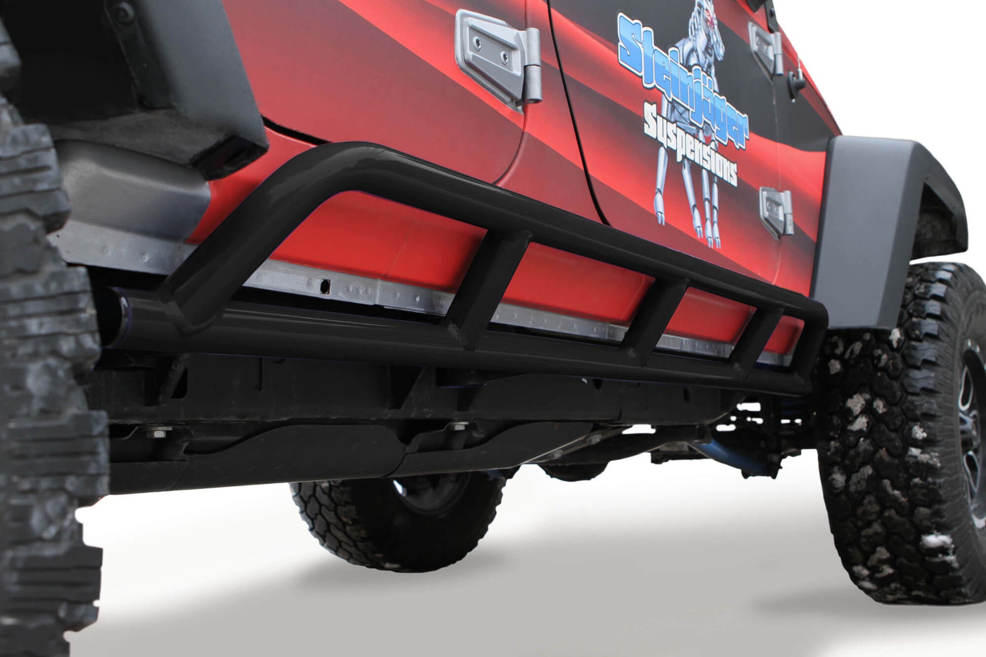 Steinjäger Armor Wrangler JK 2007-2018 Rock Sliders 4 Door Bare