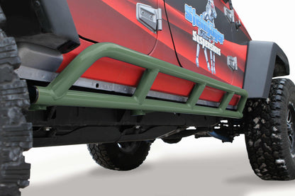 Steinjäger Armor Wrangler JK 2007-2018 Rock Sliders 4 Door Locas Green