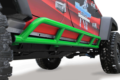 Steinjäger Armor Wrangler JK 2007-2018 Rock Sliders 4 Door Neon Green