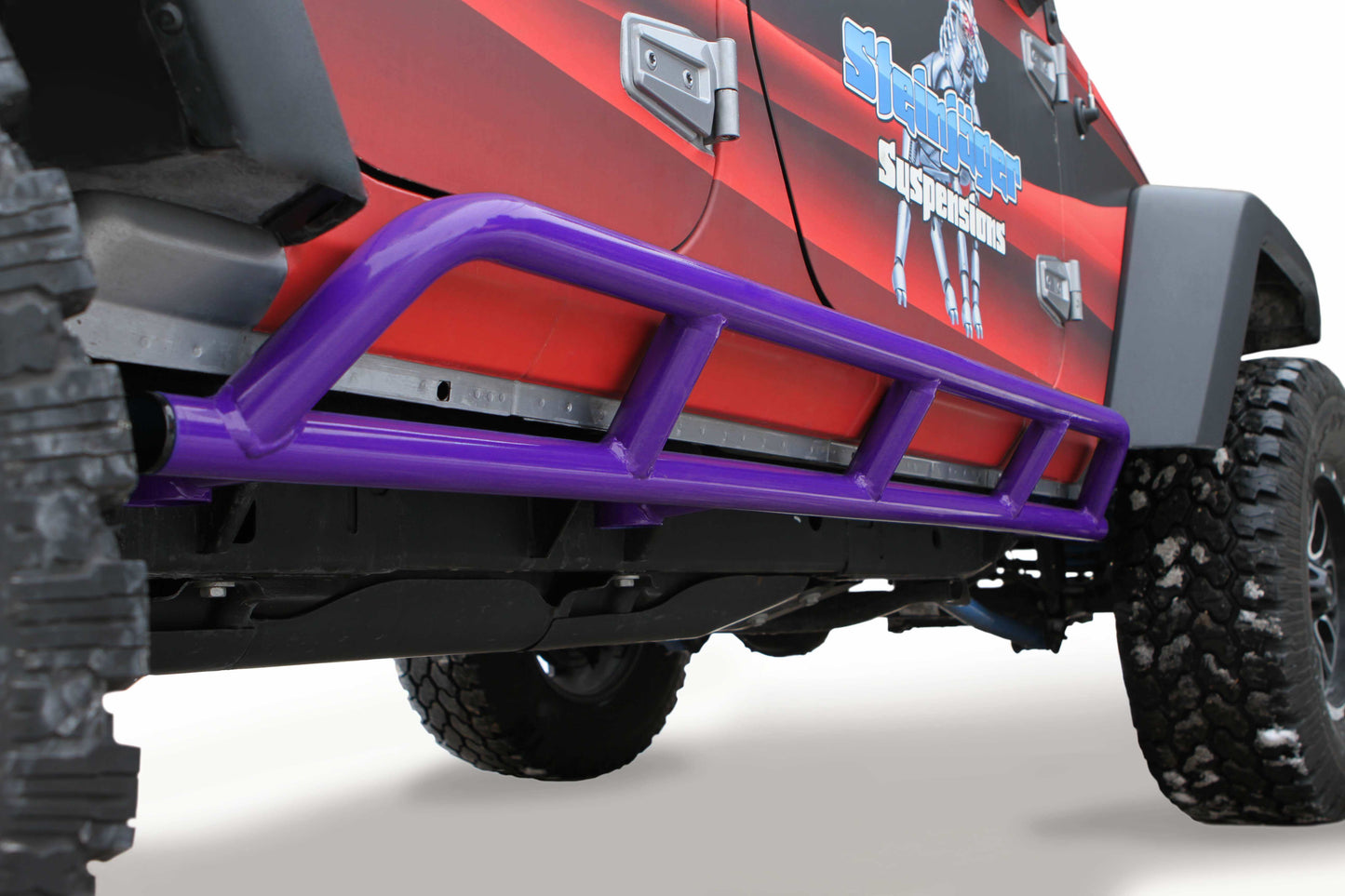 Steinjäger Armor Wrangler JK 2007-2018 Rock Sliders 4 Door Sinbad Purple