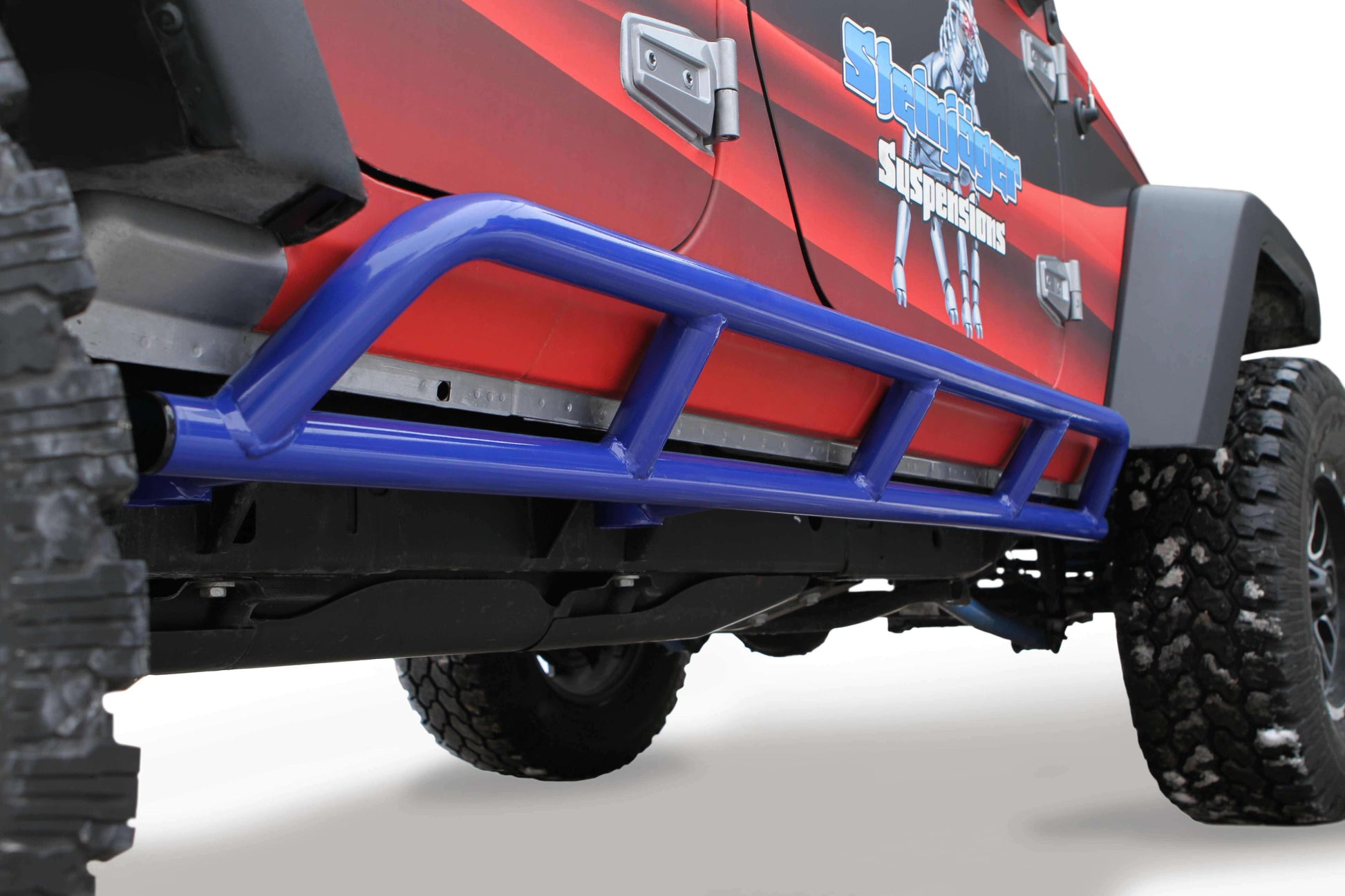 Steinjäger Armor Wrangler JK 2007-2018 Rock Sliders 4 Door Southwest Blue