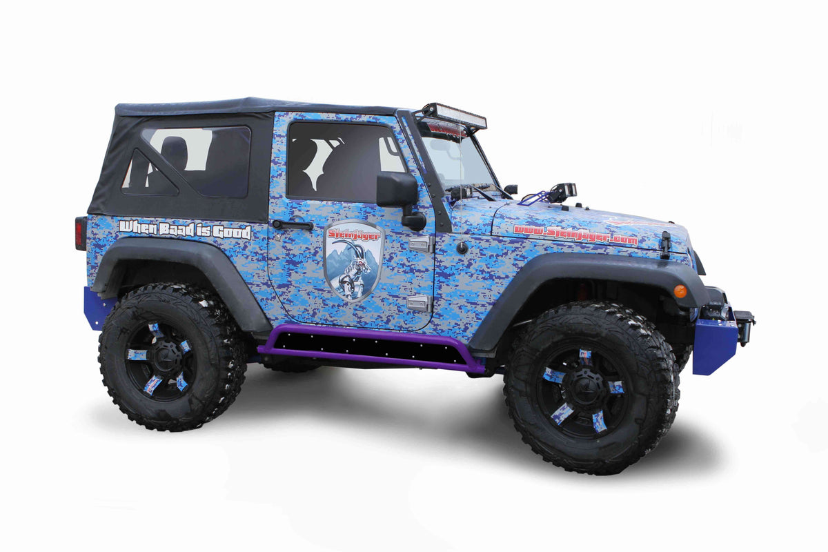 Steinjäger Armor Wrangler JK 2007-2018 Rock Sliders Frame for 2 Door Models Sinbad Purple