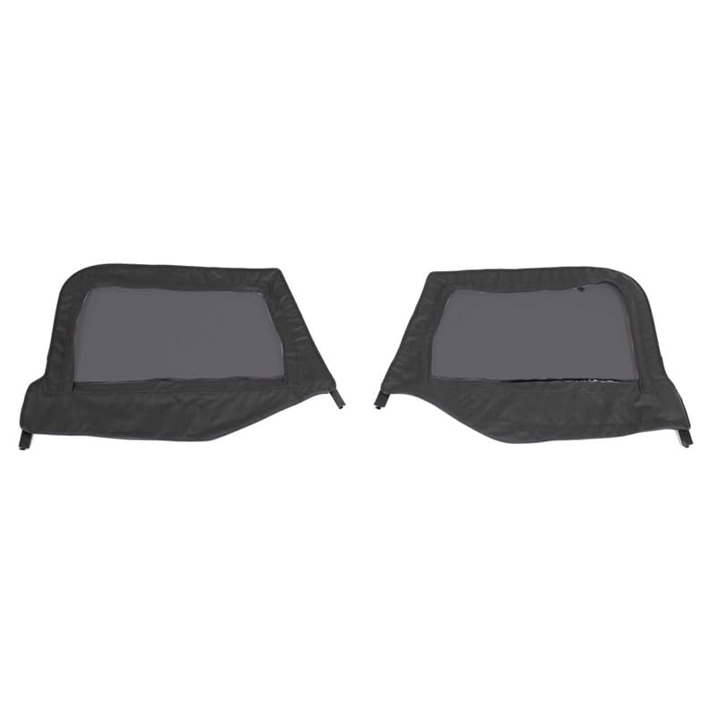 King 4WD Replacement Soft Upper Doors Tinted - Pair - TJ