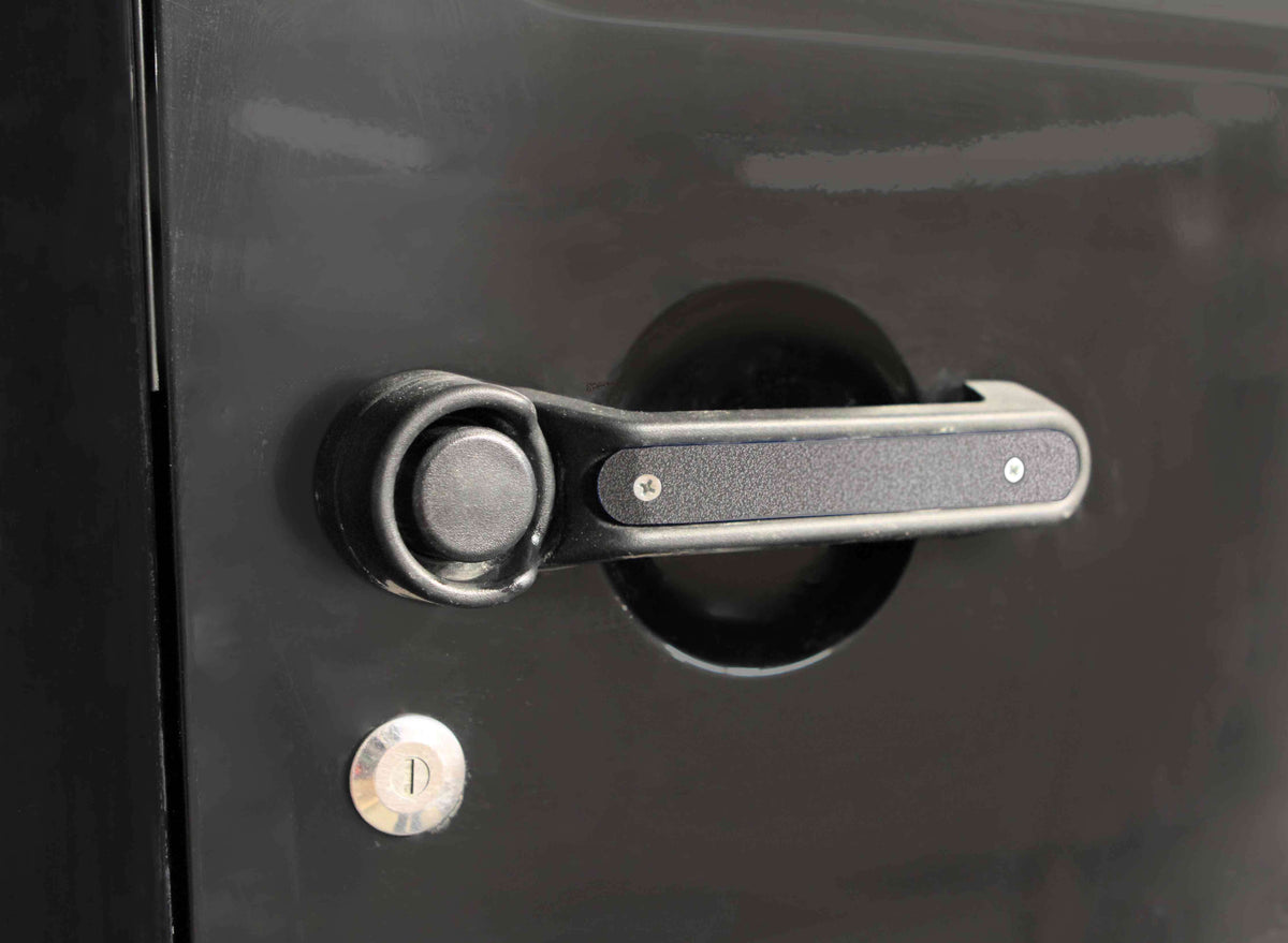 Steinjäger Doors Wrangler JK 2007-2018 Handle Accents 4 Doors Plus Tailgate Bare Metal