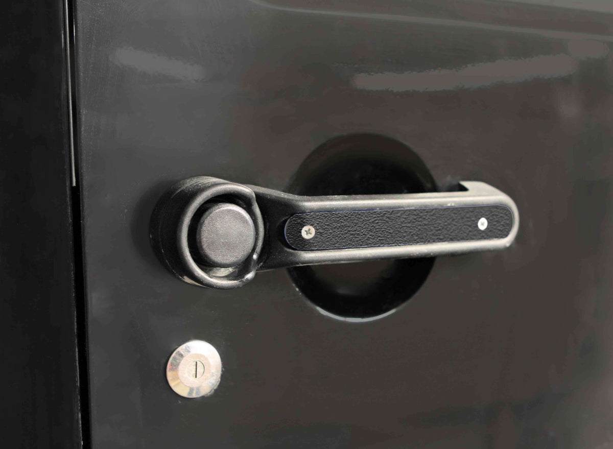 Steinjäger Doors Wrangler JK 2007-2018 Handle Accents 4 Doors Plus Tailgate Teturized Black