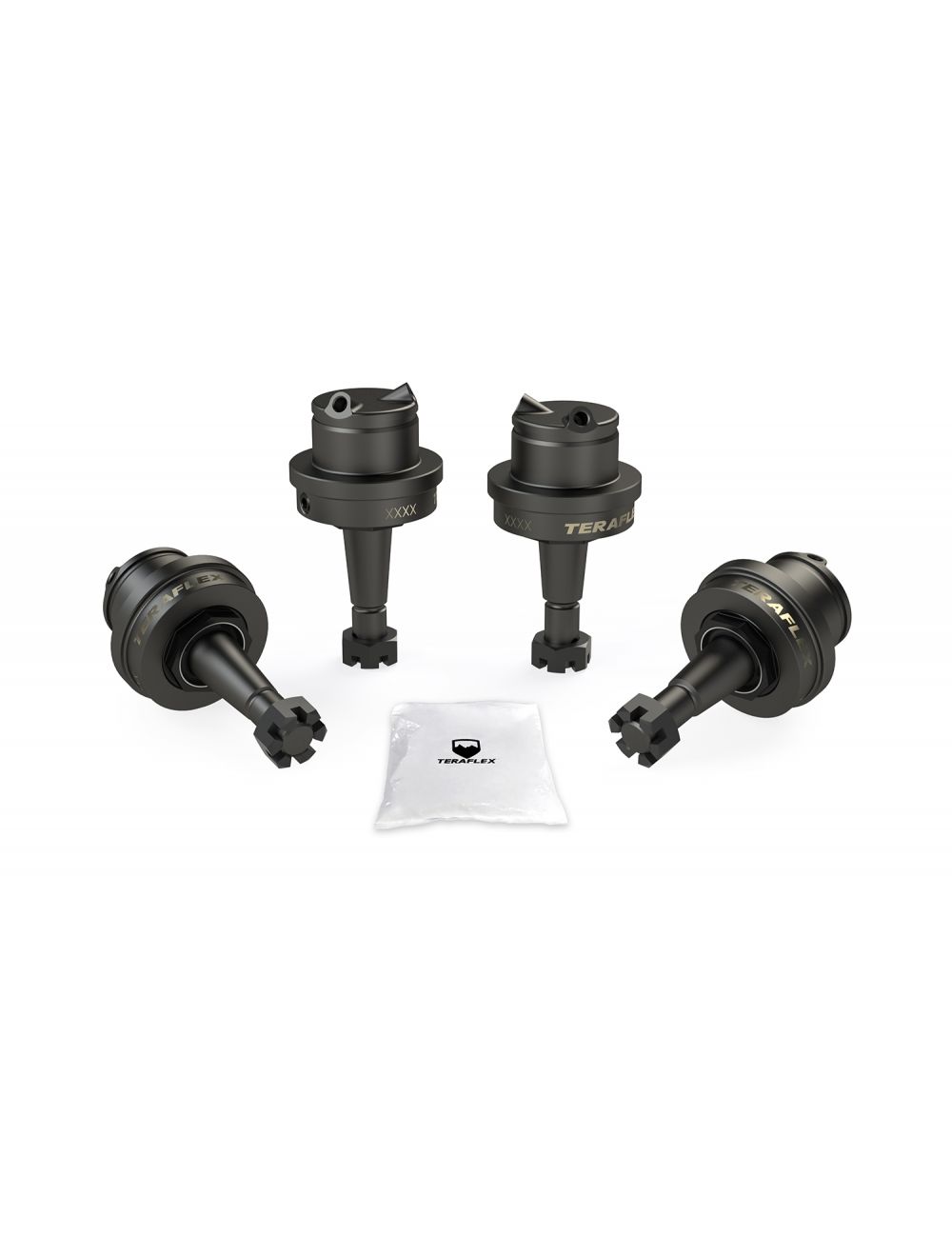 18-Up Wrangler JT/Gladiator Dana 30/44 HD Ball Joint Kit w/out Knurl 2 Upper & 2 Lower TeraFlex