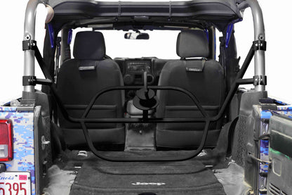 Steinjäger Wheels and Tires Wrangler JK 2007-2018 Tire Carrier Internal, for 2 Door Models Bare Metal
