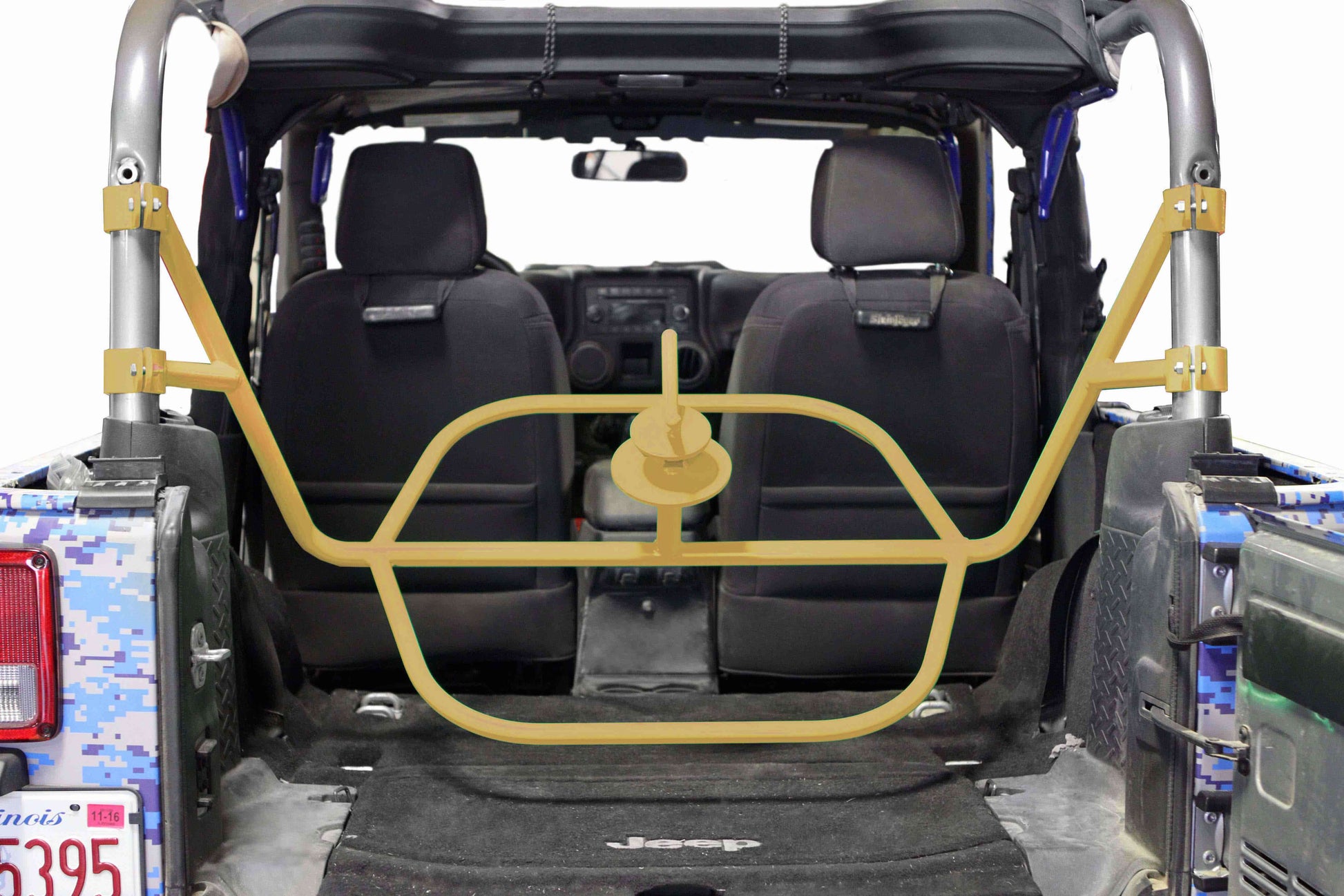 Steinjäger Wheels and Tires Wrangler JK 2007-2018 Tire Carrier Internal, for 2 Door Models Military Beige