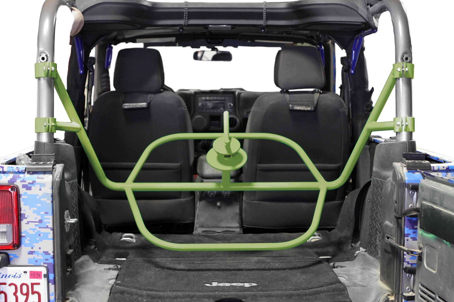 Steinjäger Wheels and Tires Wrangler JK 2007-2018 Tire Carrier Internal, for 2 Door Models Locas Green