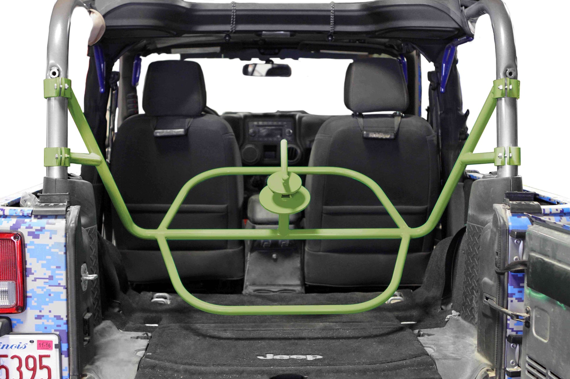 Steinjäger Wheels and Tires Wrangler JK 2007-2018 Tire Carrier Internal, for 2 Door Models Locas Green
